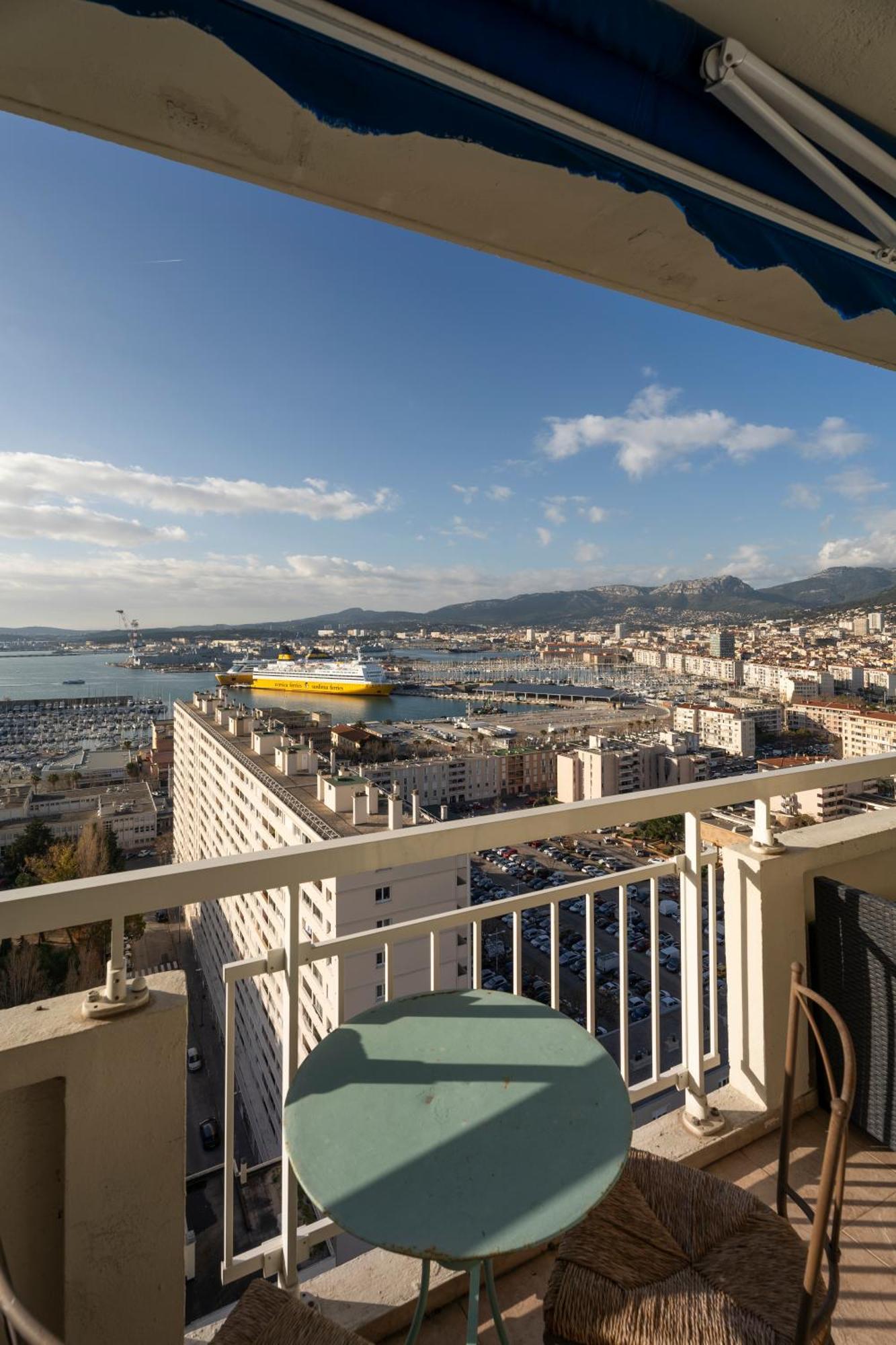 Vue Panoramique, Grand Appartement 2 Chambres A Tolón Exterior foto